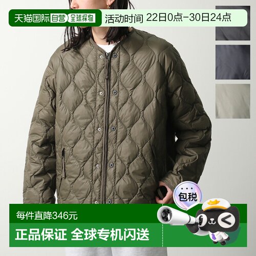 日本直邮TAION 男士短款羽绒服M65LSZBML-1SH风格双拉链内胆软壳