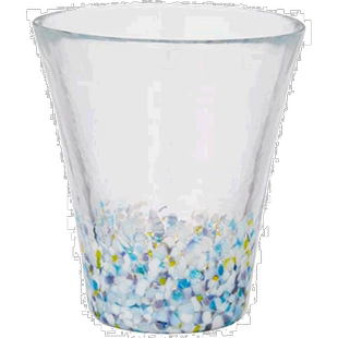 【日本直邮】Aderia阿德利亚津轻玻璃水杯300ml蓝色 F-79856