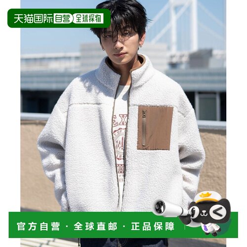 1h可退 日本直邮WEGO 男女同款 可翻转毛绒/尼龙双面夹克 WE26WN1
