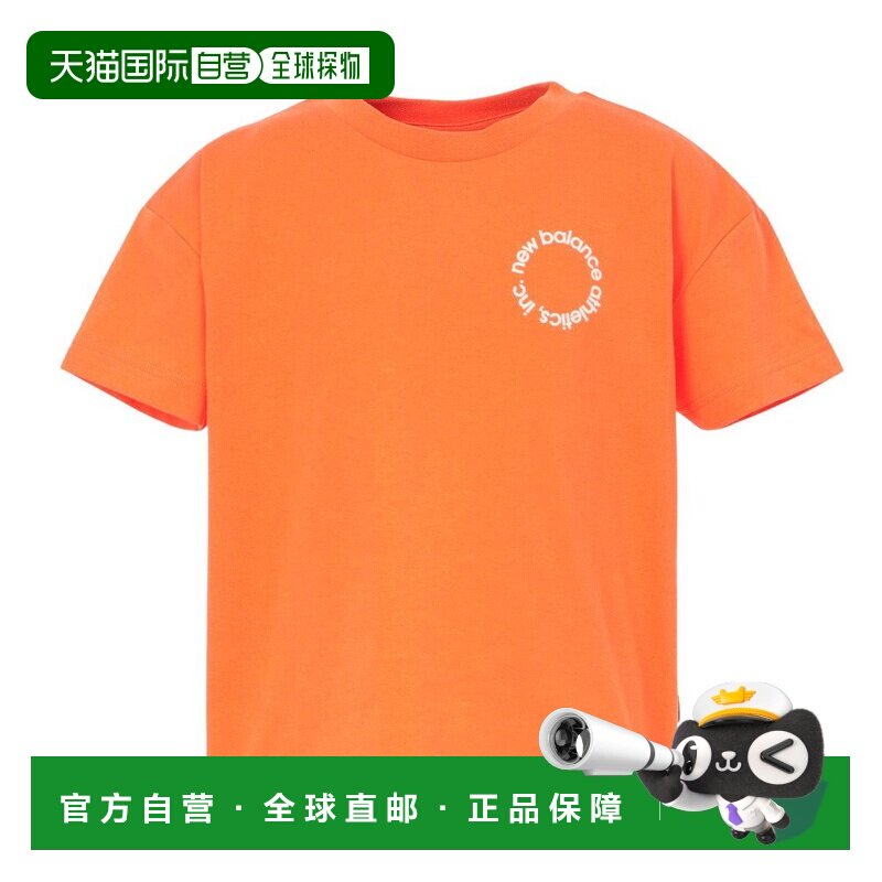 日本直邮New Balance 儿童夏季速干印花短袖T恤ABT55540SIZ