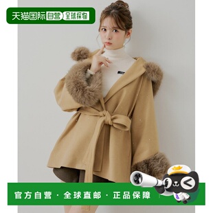 1h可退 日本直邮Chico女士宽松斗篷式外套 蕾丝边设计 CHZ1052508