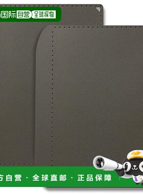 【日本直邮】Plus普乐士双夹可对折A4/A3文件夹深灰色2个83-151×