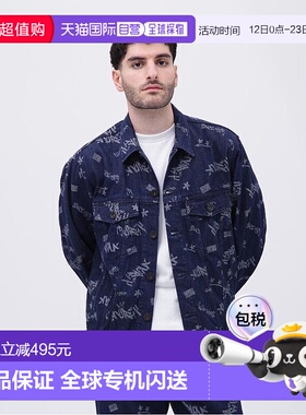 日本直邮AVIREX TAGGING JACQUARD DENIM JACKET 牛仔夹克 [AV112