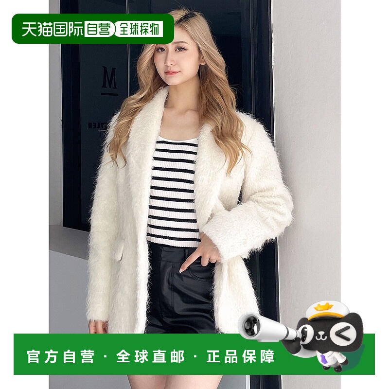 1h可退 日本直邮GYDA 女士长毛绒简约外套 072450182901