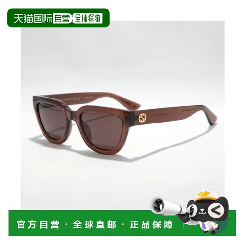 日本直邮GUCCI 太阳镜 003 棕色配饰