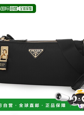日本直邮PRADA 单肩包 黑色 女士 1bc234 vndo 2c8q f0002