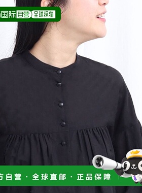 1h可退 日本直邮fig London 女士棉混纺短款宽松衬衫 7001BL00525