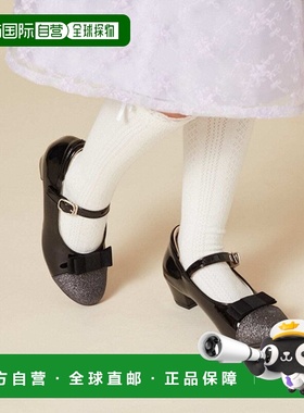 1h可退 日本直邮a.v.v 儿童蕾丝装饰高跟鞋 KG6CA02044