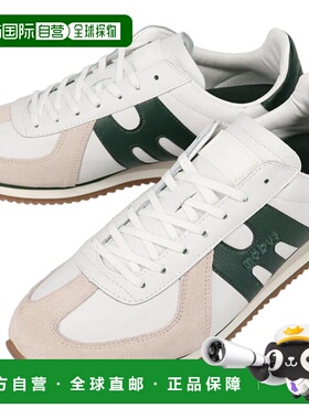 日本直邮Mobus 运动鞋 德累斯顿 白色/铬绿色 M-2408T-1060