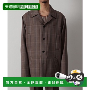 休闲风格 格纹短款 风衣 1h可退 节必备 男士 春秋季 轻松 日本直邮IG