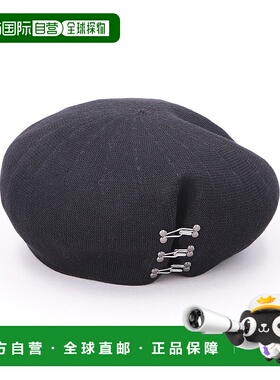 1h可退 日本直邮CA4LA 男女同款MERET SS8装饰钩贝雷帽 ZKN02538