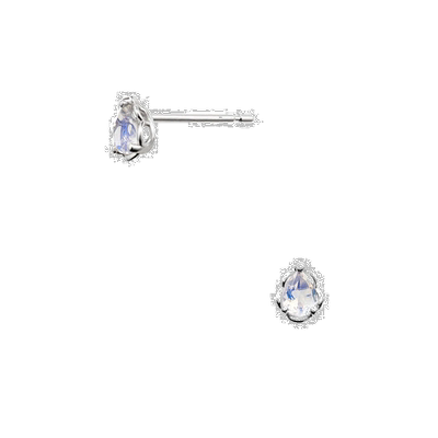 日本直邮VENDOME AOYAMA K10白金长石耳钉耳环AJBA2419__FL爱心