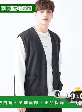 1h可退 日本直邮BEAMS HEART 男士聚酯纤维梨地背心T恤套装 42140