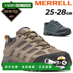 日本直邮Merrell 防水男士运动鞋Moab 3Gore-Tex宽版宽/低帮鞋男M