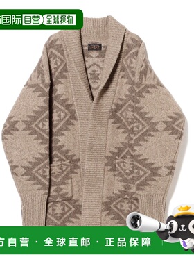 1h可退 日本直邮BEAMS PLUS男装 阿尔帕卡混纺 Native图案双层针