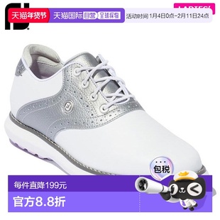 日本直邮FootJoy 女士 FJ TRADITIONS 无钉高尔夫球鞋 97897 白色