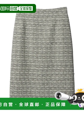 1h可退 日本直邮ESTNATION 女装 多彩纱线 仿毛呢质感 紧身半裙 6