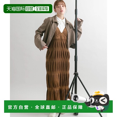 日本直邮KBF 女士胸元细节褶皱吊带连衣裙 KB4726R240