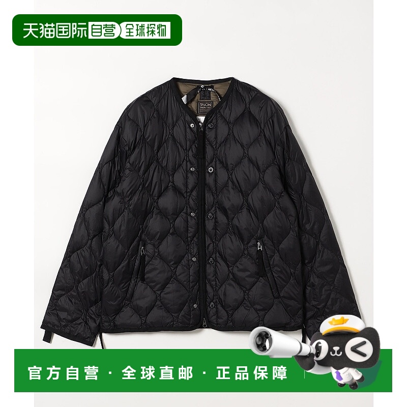 1h可退 日本直邮TAION男装宽松轻量800FP羽绒风格短款夹克W拉链双