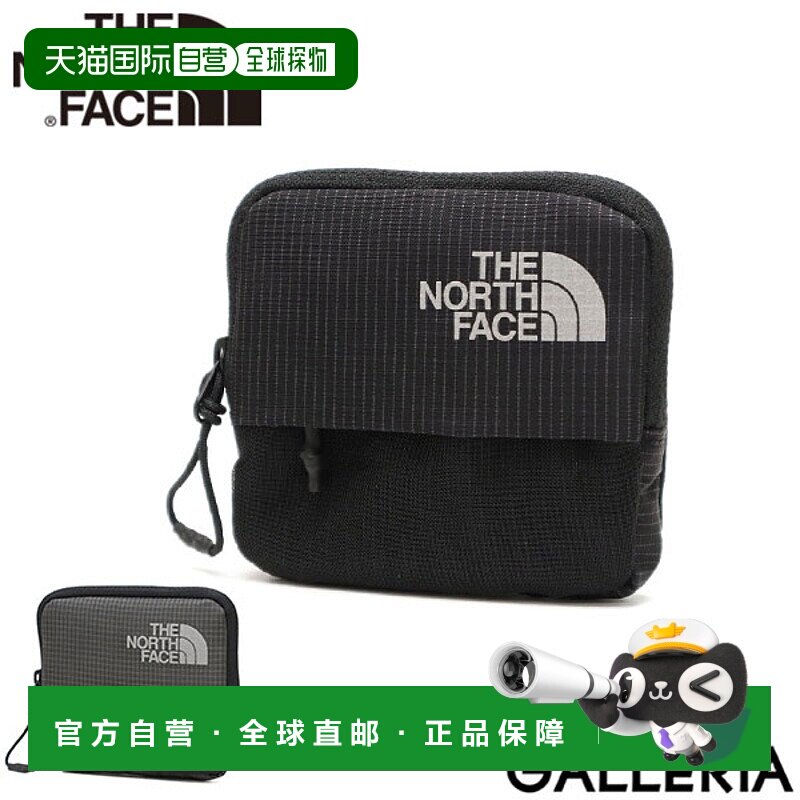 日本直邮The North Face 男女士钱包小巧时尚采用尼龙搭扣零钱隔H