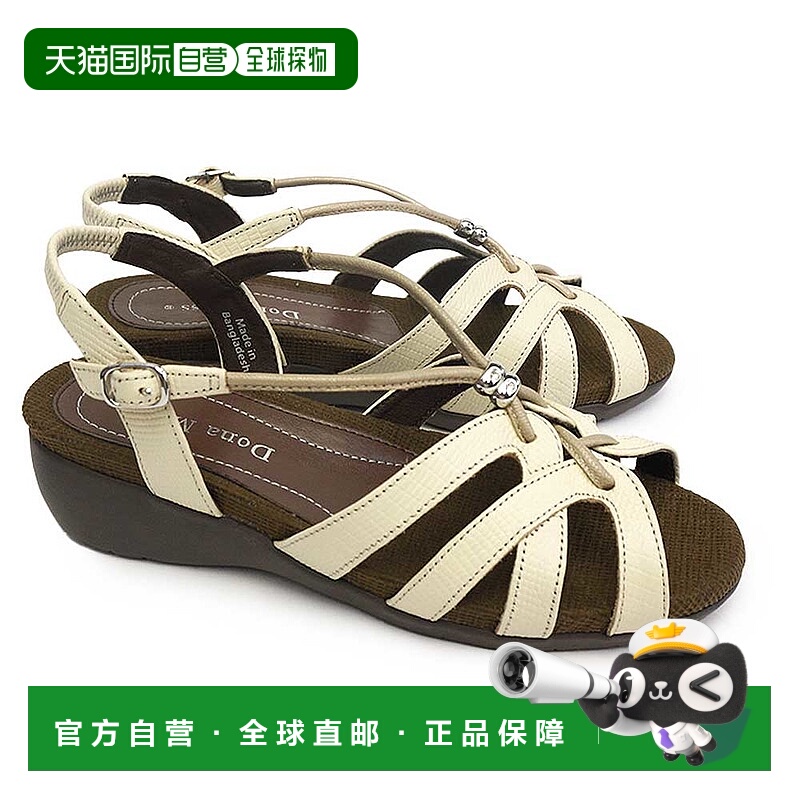 日本直邮Dona Miss 女士凉鞋 8789LCL精美后带皮革凉鞋真皮