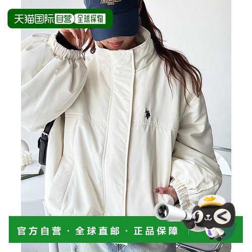1h可退 日本直邮U.S. POLO ASSN. 女装 联名短款中棉外套 宽松 ov