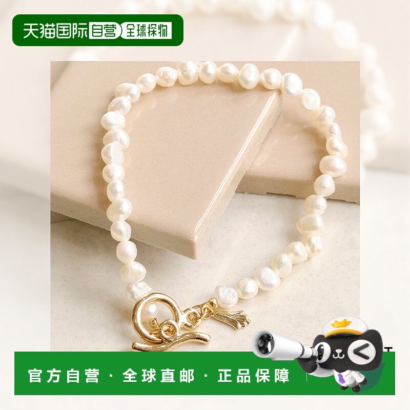 日本直邮phoebe 手链 巴洛克天然淡水珍珠手链手环 简约百搭法式