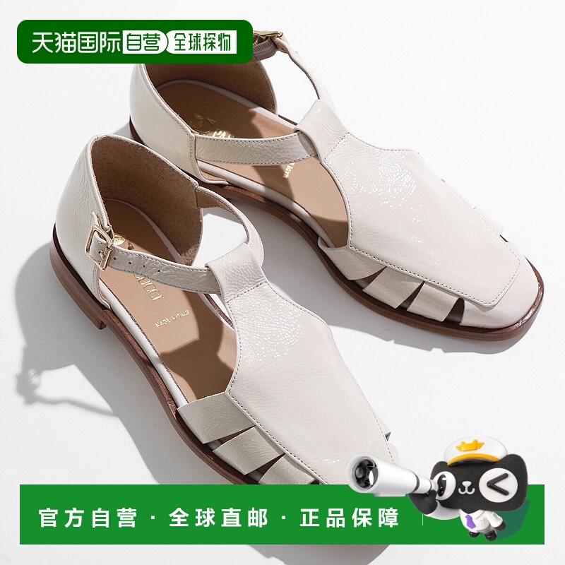 日本直邮 PASCUCCI Gurkha 凉鞋 7432 SMART 女式珐琅皮革平带鞋