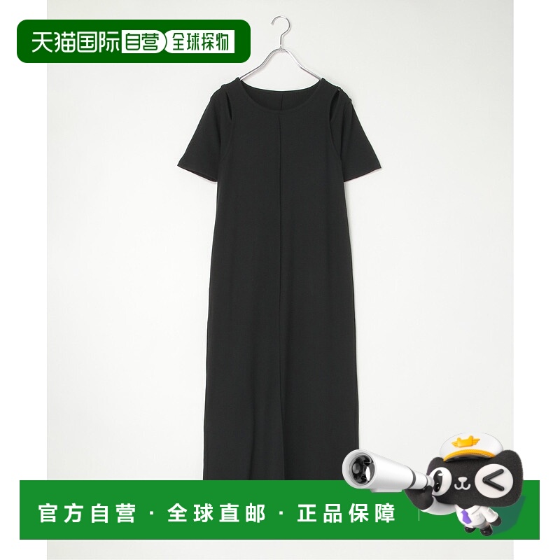 1h可退 日本直邮VENCE EXCHANGE 女士拼接感罗纹连衣裙 29430118