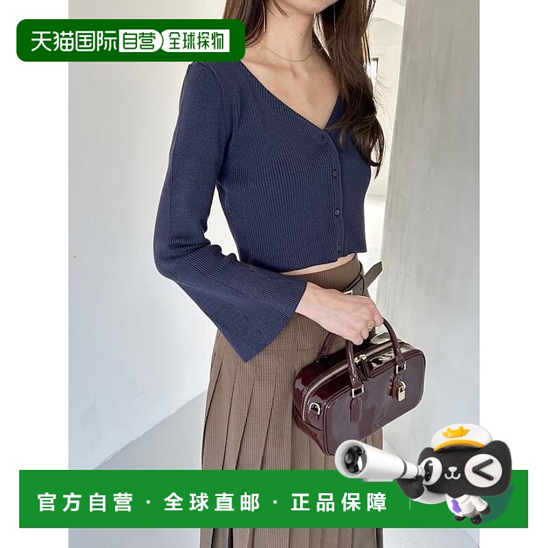 1h可退 日本直邮SNIDEL 喇叭袖短款开衫 日系甜美穿搭
