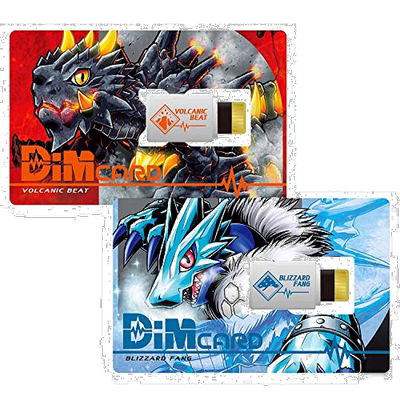 【日本直邮】万代 Dim卡片套装 Vol.01 VOLCANIC BEAT＆BLIZZARD