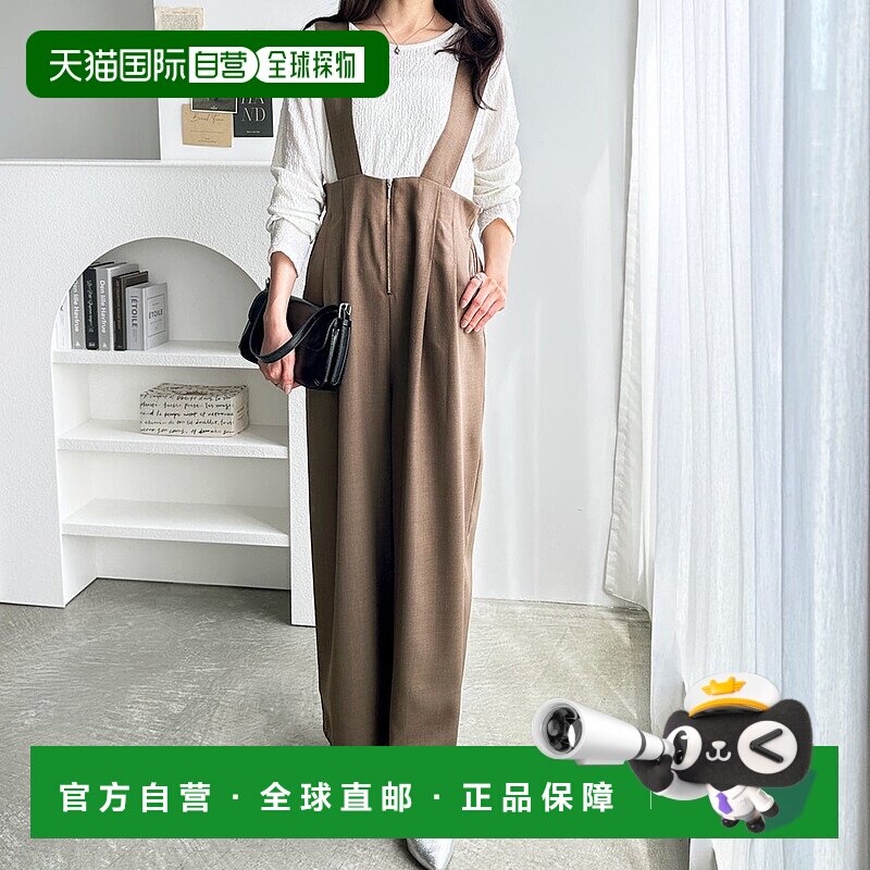 日本直邮GeeRA 前拉链高腰连身裙裤 R04609EW14210 连身裙裤