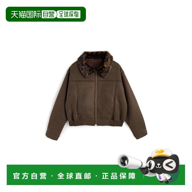 日本直邮日潮 GRL豹纹毛绒麂皮羊羔绒夹克jm081,女装/女士精品,短外套,淘宝优惠券,粉丝福利购,淘宝优惠卷