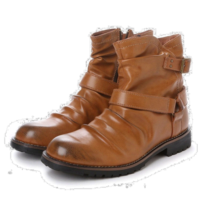 【日本直邮】SFW Dedes Dedes 男士垂坠腰带靴时尚潮流复古短靴