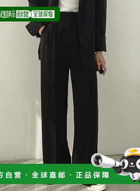 1h可退 日本直邮WEGO 女士宽松直筒西装裤 DF25SP12L0011阔腿裤
