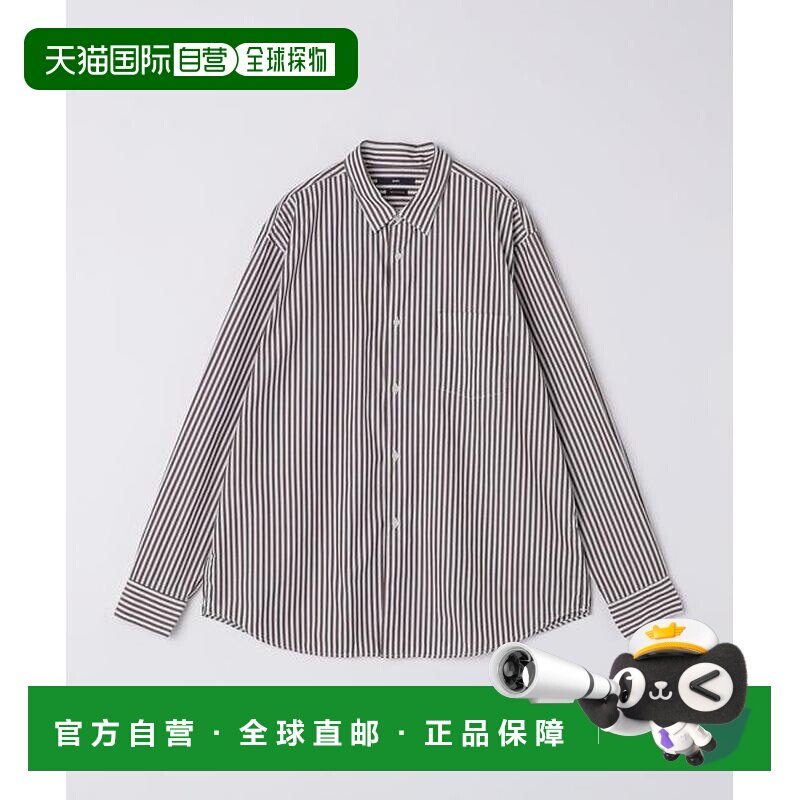 日本直邮SHIPS 常规领 基础长袖衬衫 条纹/格纹 【付后1h可退】