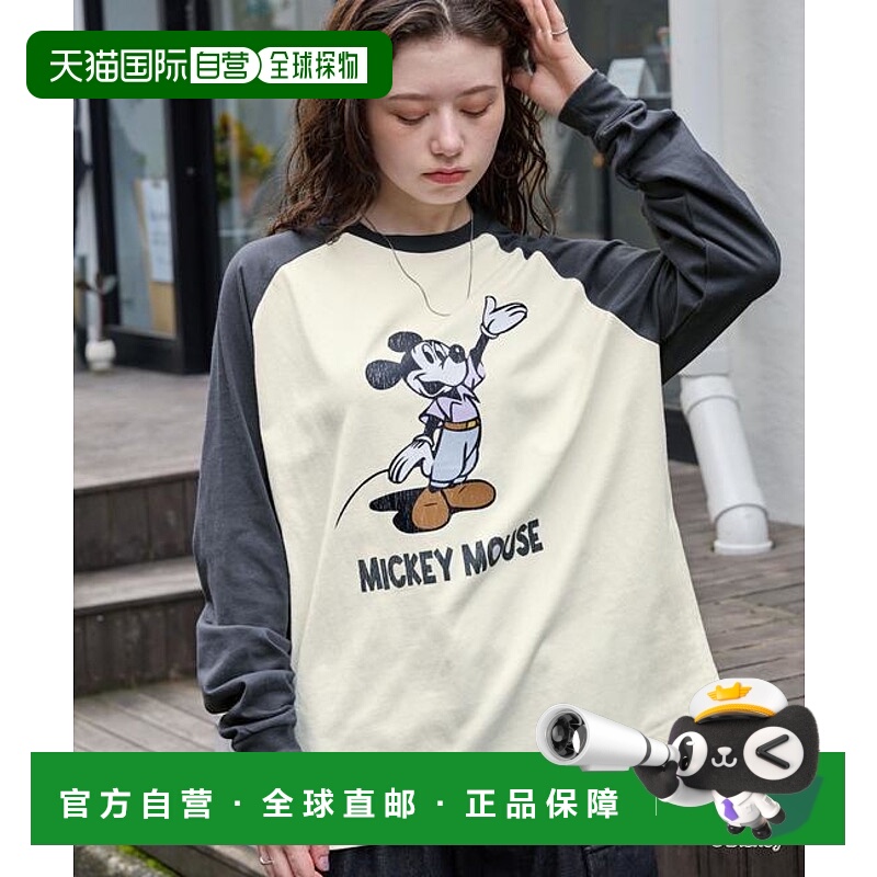 1h可退 日本直邮MONO-MART 【Disney】联名【迪士尼】米奇老鼠图T