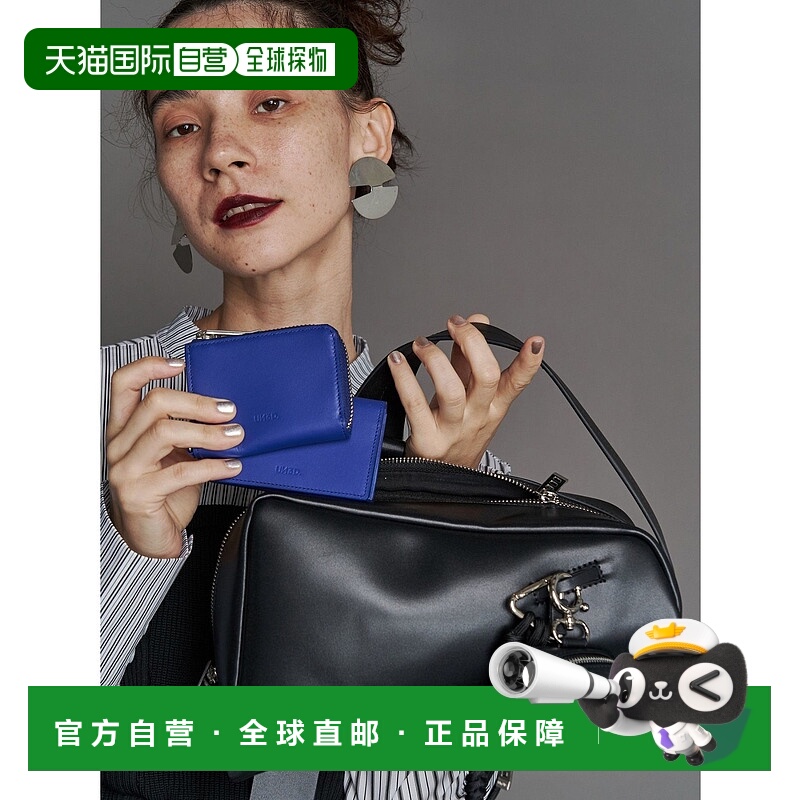 1h可退 日本直邮UN3D. 女士迷你蓝色牛皮钱包 522511000201