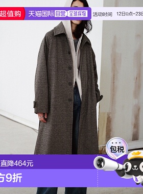 1h可退 日本直邮WYM LIDNM 男装 宽松长款外套 半高领风衣 WYco86