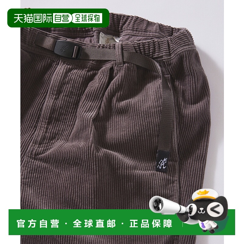 1h可退 日本直邮Gramicci男装 8W灯芯绒 宽松褶皱锥形裤 25030465