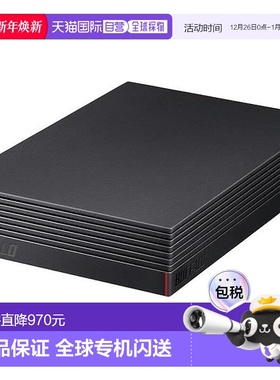 【日本直邮】Buffalo巴法络 电脑和电视录制用 外置机械硬盘 6TB