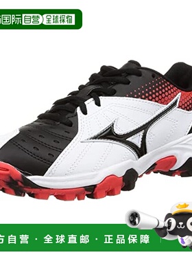 【日本直邮】Mizuno美津浓 运动鞋 白x黑x红色  25cm 3E  X1GD185