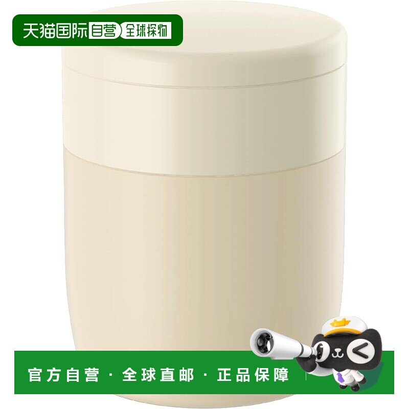 【日本直邮】Asvel 简约时尚保温汤瓶 中号 带勺 300毫升 牛奶米