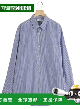 1h可退 日本直邮Graphpaper男装宽松纯棉长袖衬衫 宽版正领设计 G