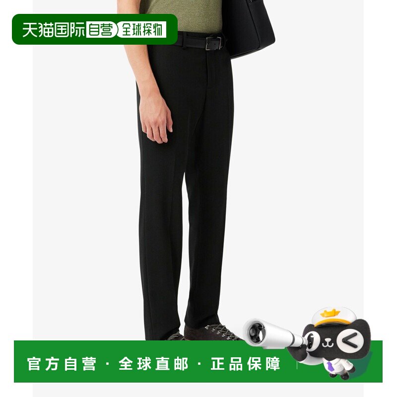 日本直邮LACOSTE 男装 全棉感混纺直筒西裤 中缝设计 HH850310