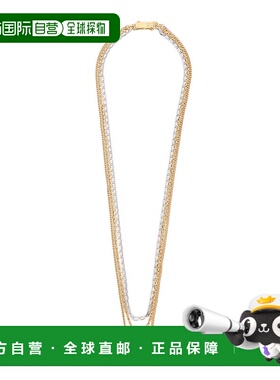 1h可退 日本直邮NUMBERING 男士三层链条项链 NMBR7743纯银