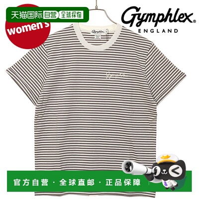 日本直邮Gymphlex 女士短袖T恤 [#GY-C0446 COM SS26] 短袖T恤 女