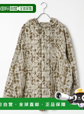 1h可退 日本直邮PAGEBOYLIM 男女同款 扎染连帽衬衫 587157纯棉