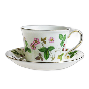 日本直邮WEDGWOOD威基伍德 野草莓Delphi杯碟套装 骨瓷咖啡杯