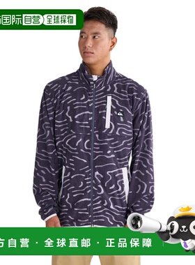 日本直邮Quiksilver NO DESTINATION 男士全拉链抓绒卫衣[25FWEQY